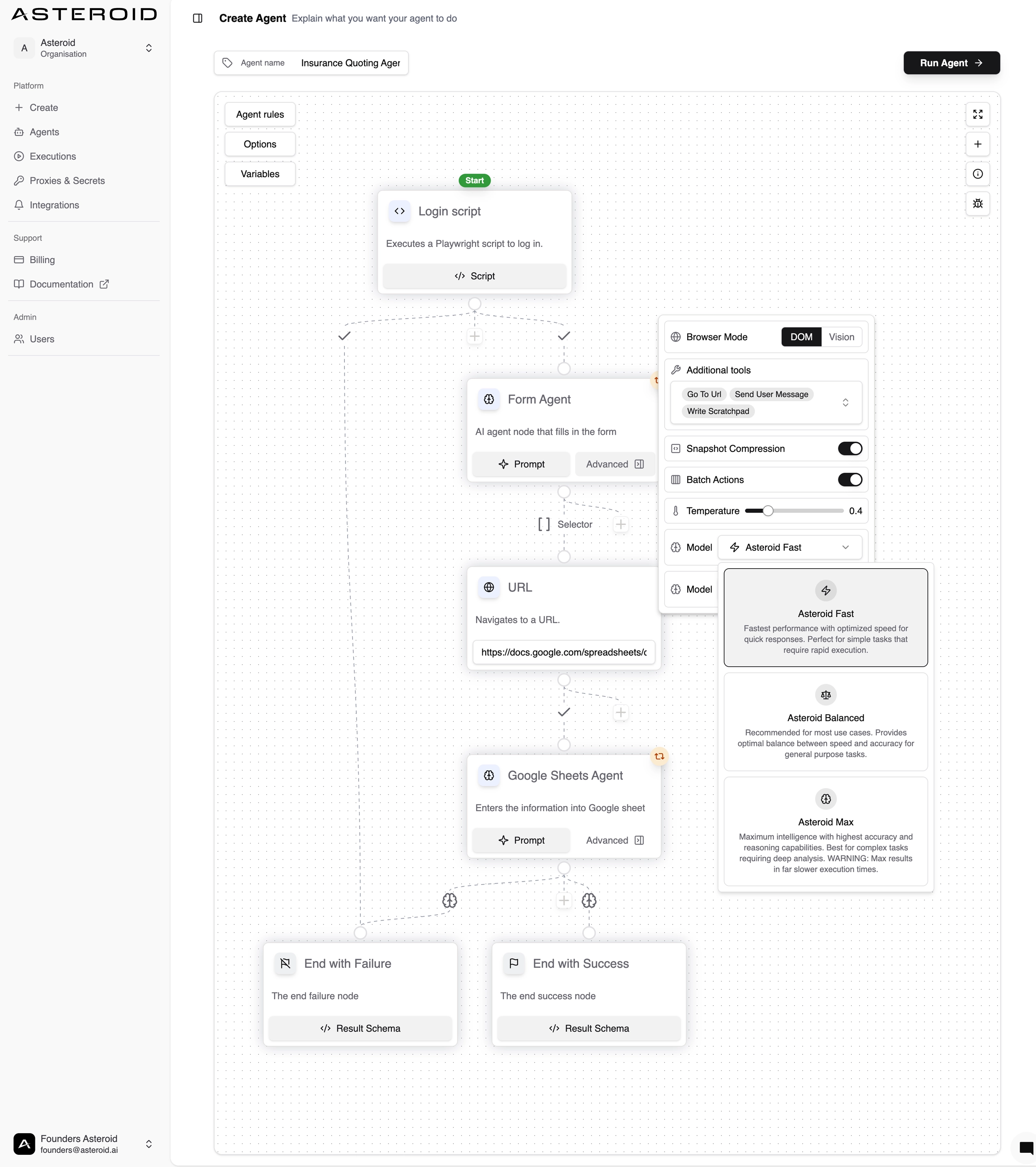Graph builder screenshot